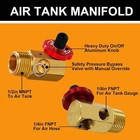 Air Tank Repair Kit Air Tank Valve Kit With Gauge Come With 2  Pressure Us  s