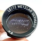 Vintage Leitz Wetzlar Germany 6x Stand Loupe Magnifier Optical Inspection Lens