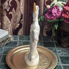 Large Vintage 13  White Ceramic Unicorn Figurine Magical Mythical Fantasy Statue