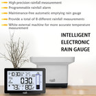 Digital Rain Gauge Outdoor With Thermometer  Self-emptying Wireless Rain Gauges