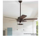 Home Decorators Shanahan 52  Bronze Led Indoor outdoor Ceiling Fan Light Kit