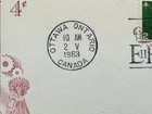 1963 Canada First Day Cover Qeii Cameo Scott 402 403 Rosecraft Cachet Ottawa