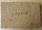 Native American Sand Art    ship Rock    Artist Signed 6    X 4    Rectangular