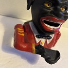 Antique Extremely Rare Toy Cast Iron Mechanical Bank  Works 