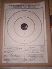 Winchester Junior Rifle Corps 1925 Official Target 50 Feet 22 Caliber Used No Ad