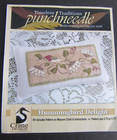 Crane Design Hummingbird Delight Punch Needle Embroidery Pattern Fabric
