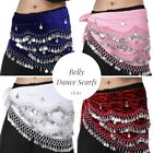 Belly Dance Velvet Hip Scarves 5 Black And 5 Assorted Colors - Special Listing