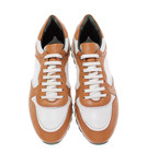 Pastori Nwb Thrax Casual Sneakers Size 43 5 Us 10 5 In Brown   White Leather