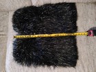 Thigh High Black Glitter Sparkle Rave Fluffies 2ft