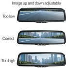9 66   Clip-on Full Hd Rearview Mirror Monitor Mirror Dashcam 1080p Ahd cvbs Rca