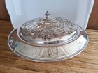 Middletown Conn Silver Plate Aesthetic Flower Arranger Floral Frog Bowl Nouveau