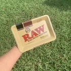 Raw Premium Metal Rolling Tray Mini - Compact Travel Tray - Smoke Arsenal Gift 