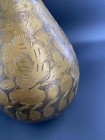 Chinese Vintage Brass Vase With Carving