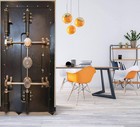 Acechic 3d Metal Door Sticker - Antique Bank Vault Door Decal  Removable   Se   