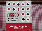 Vintage Arrco Battery Operated Automatic Playing Card Shuffler  Number 750