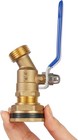 Brass Rain Barrel Spigot Kit  55 Gallon Water Tank Faucet Bulkhead Valve For