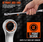 Horusdy 32-piece Sae metric Combination Wrench Set  12-point With Case