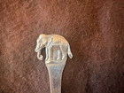 6 Sterling Demitasse Spoons Alex   Co  Siam thailand With Elephant Handles