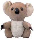 Vintage Dakin Koala Plush Brown White 10  Stuffed Animal Black Nose