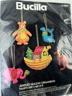 Vintage Bucilla Felt Christmas Ornaments Kit 3587 - Noah s Ark Jeweled Sealed 