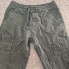 Levis Pants Mens Small 28x28 Gray Ripstop Cargo Elastic Waist Drawstring Tapered