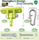 Swing Hangers For Wooden Sets Pack Of 2 Heavy Duty Swingset Hardware