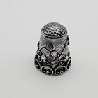 Vintage Taxco Mexico Ornate Sterling Silver Thimble 925 Victorian Detailed 5 3g