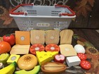 Lot Of Wooden Play Food