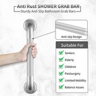 2x Safety Rail Wall Grab Bar Pull Shower Handle Bathroom 304 Stainless Steel Aus