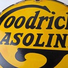 Vintage Goodrich Gasoline Porcelain Sign - Tires Auto Car Mechanic Gas Pump Sign