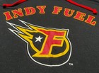 Women s Indy Fuel Hockey Hoodie T-shirt Colosseum Size X-large Black Long Sleeve