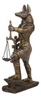 God Anubis With Scales Of Justice Statue Figurine 10  Tall  faux Bronze Resin 