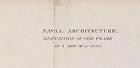 Naval Architecture - 5 Plates From Rees Cyclopaedia  Ca1815 - 74 Gun   Indiaman