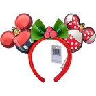 Disney-parks Ears Mickey   Minnie Mouse Headband Loungefly Christmas Headwear