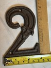 House Number 2 For Outside Cast Iron 4 1 8   