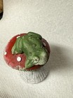 Mushroom Frogs 3    Ceramic Set Of 2