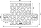 Sofa Covers For 3 Cushion Couch  Protector Couch Sofa With Straps  Water Resista