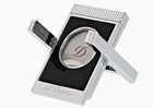 S t  Dupont Cigar Cutter W  Stand  Black   Chrome  003415  New In Box