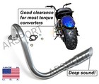 Exhaust Pipe Header For Predator 212   224cc  Most Torque Converter Compatible 