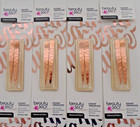 12 Packs Of 2 Beauty 360 Elegant Tweezer Duo Slant   Point Rose Gold Free Ship