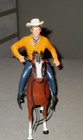 1960 Hartland Figure Toy Set- Wells Fargo- Jim Hardie-dale Roberston-tv Series