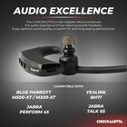 Chockalotta Eartip For Blueparrott M500 m300 yealink Bh71  jabra Perform 45  T65