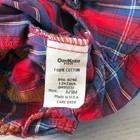 Vintage Oshkosh Baby Bgosh Plaid Overalls Embroidererd Bear Size 6 9 Months Rare