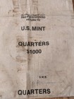 Vintage Canvas Money Bank Bags -u s  Mint And Marine Midland 