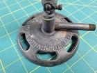 Antique Johnson Gas Bunsen Burners Brass Burner W cast Iron Base Cedar Rapids Ia