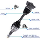 Pair Front Cv Axle Shafts For Chevy Silverado Gmc Sierra 1500 Tahoe Yukon 4wd