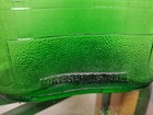 1931 Green Embossed 2 Quart Water Bottle W Lid Refrigerator Glass Wishing Well