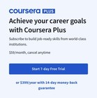 Coursera Plus 6 Months Subscription  global      Unlimited Courses   Certificates