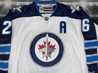 Men s Official Reebok Nhl Winnipeg Jets 26 Blake Wheeler Hockey Jersey Sz Large