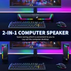Gaming Pc Usb Speakers Soundbar Wired Usb Powered